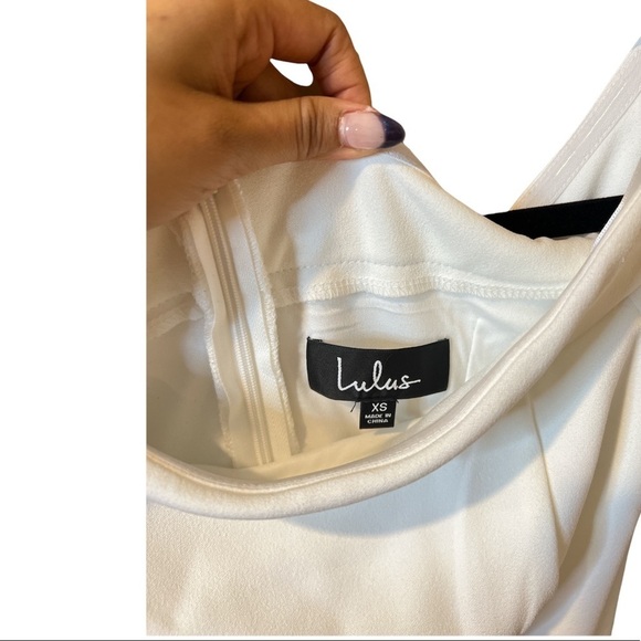 Lulu’s Love for Love Ivory Off-the-Shoulder Midi Dress Size XS - Picture 7 of 7